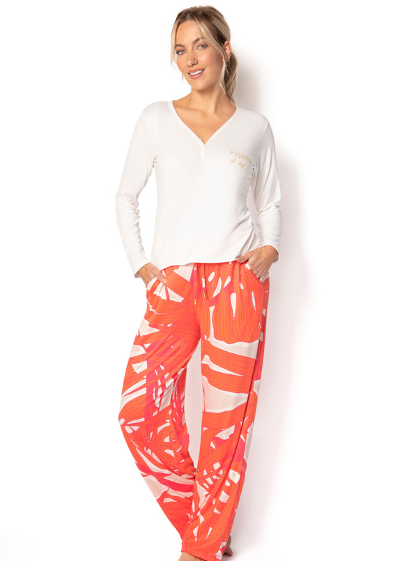 Camiseta Y Pantalon 43298 | pijamas sexy para mujer | Chamela Colombia