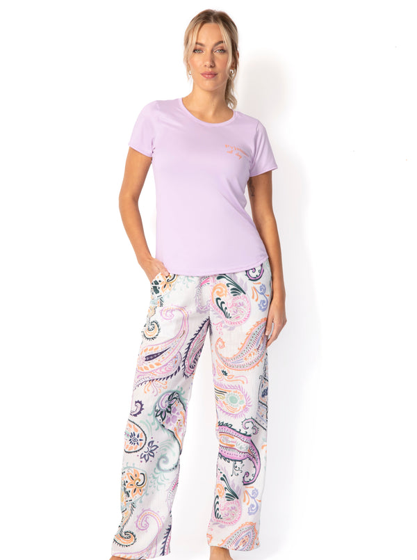 Camiseta Y Pantalon 43328 | pijamas sexy para mujer | Chamela Colombia