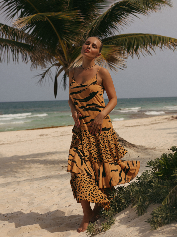 Vestido largo fiory 3150