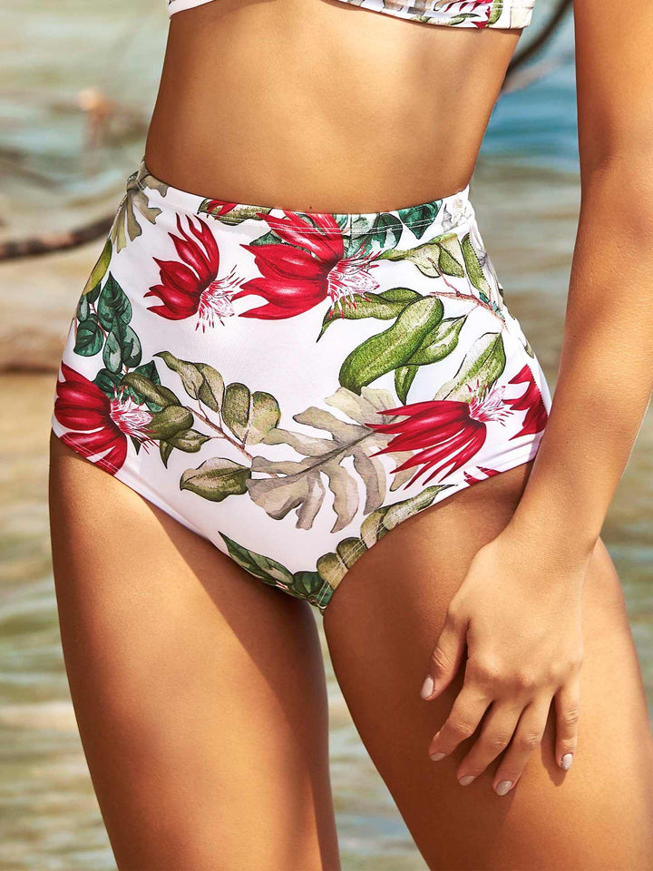 CHAMELA 26275 | Panty de Baño Talle Alto | Vestidos de Baño Estampado para Damas - Chamela Colombia