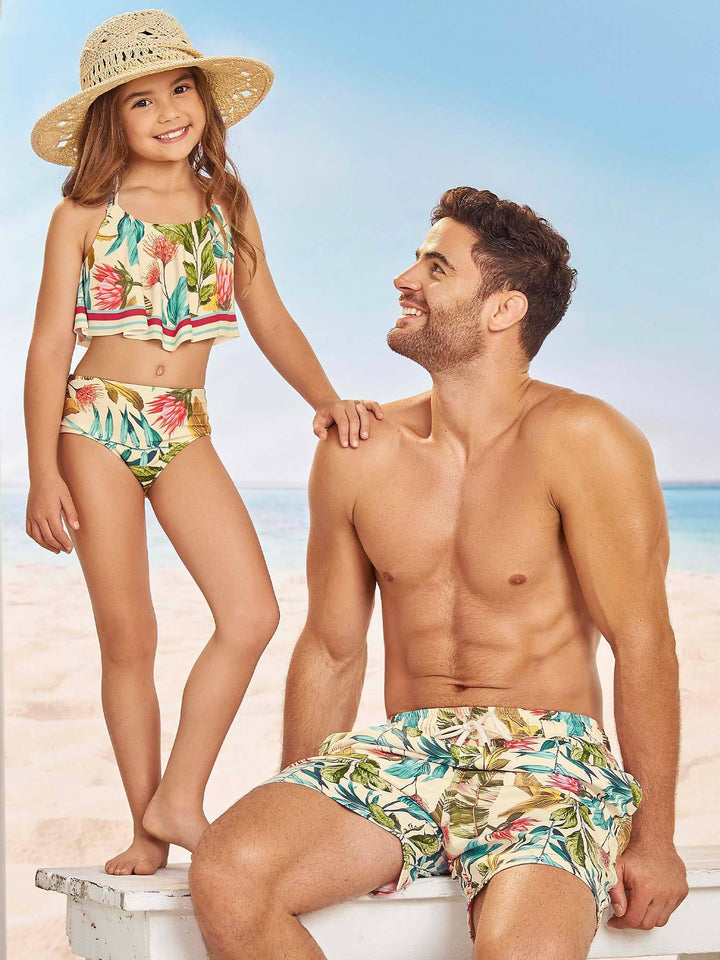 CHAMELA 26545 | Vestido de Baño Bikini Kids | Trajes de Baño Estampado para Niñas - Chamela Colombia