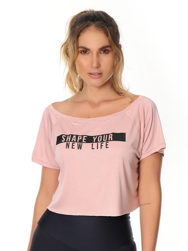 CHAMELA 27273 | Camiseta Deportiva Estampada Frontal | Ropa Deportiva para Mujer - Chamela Colombia