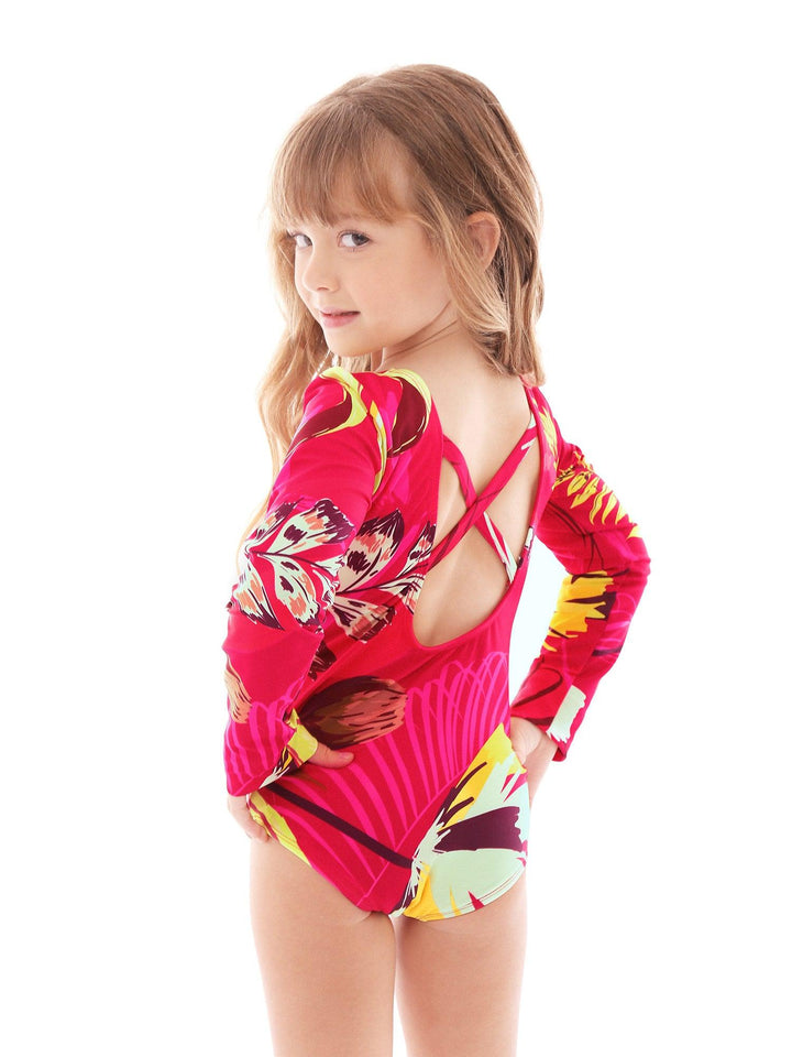 Vestido de baño manga larga para niña | Chamela 28715 - Chamela Colombia