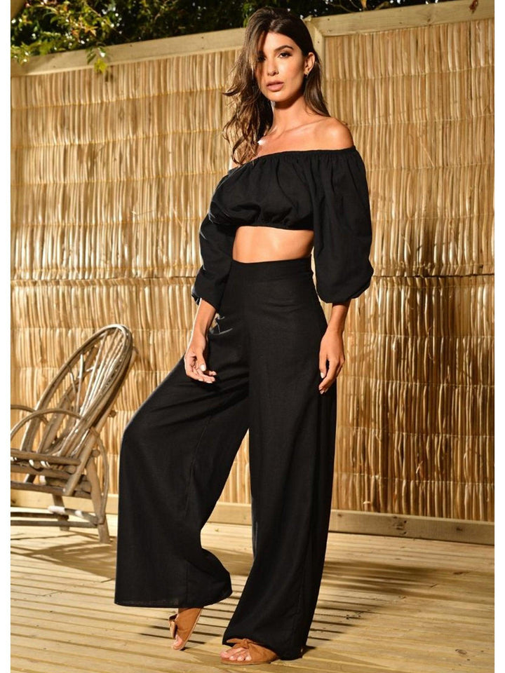 Pantalon Palazzo Mujer| Chamela P097 - Chamela Colombia
