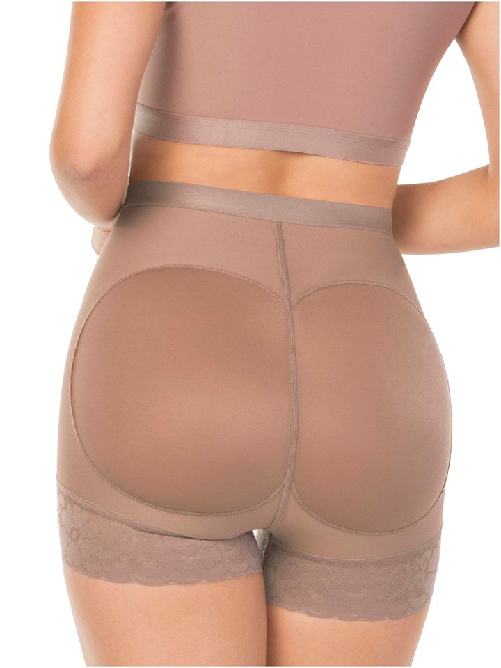 CHAMELA 01008 | Panty Postquirúrgica Estilo Cachetero con Control Abdominal | Fajas Moldeadoras | Realce Natural de Glúteos - Chamela Colombia