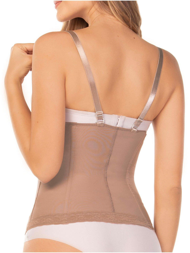 CHAMELA 01013 | Cinturilla Reductora y Moldeadora | 3 Niveles de Compresión | Cargaderas Ajustables y Removibles - Chamela Colombia