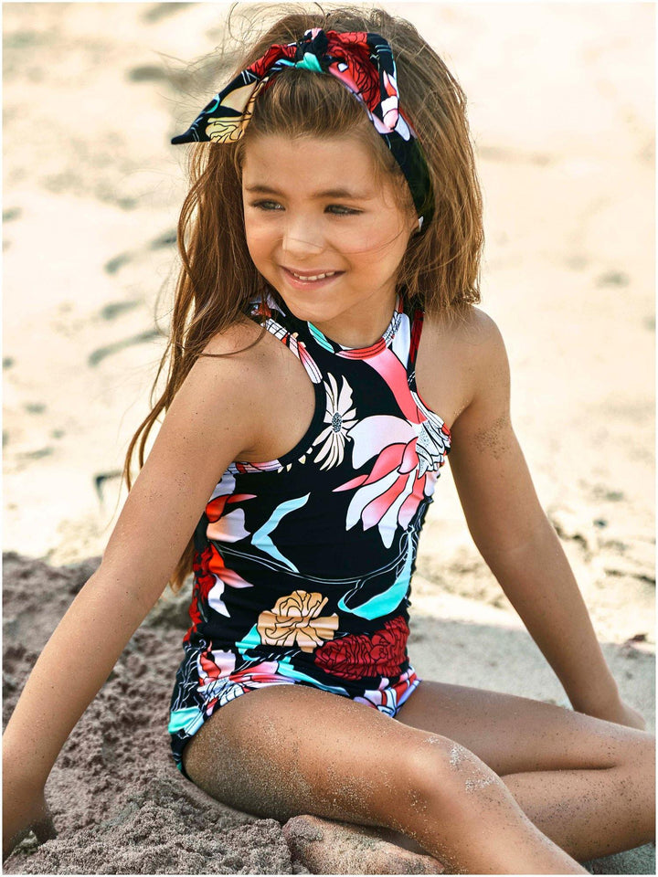 CHAMELA 25705 | Vestido de Baño Bikini Kids Estampado | Trajes de Baño para Niñas - Chamela Colombia