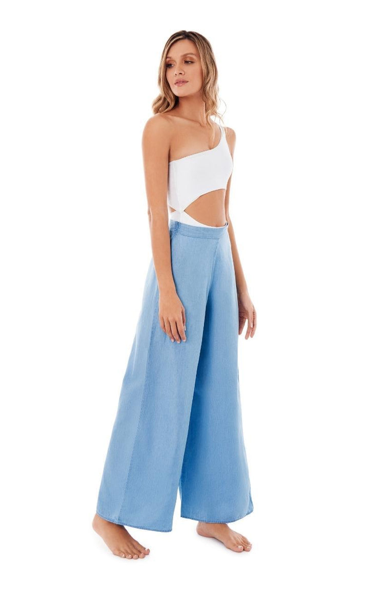 Pantalon Azul | FIORY 0P101 - Chamela Colombia