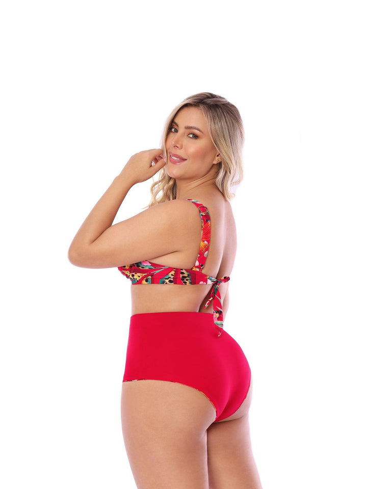 Panty de baño talle alto doble faz | Chamela 29615 - Chamela Colombia