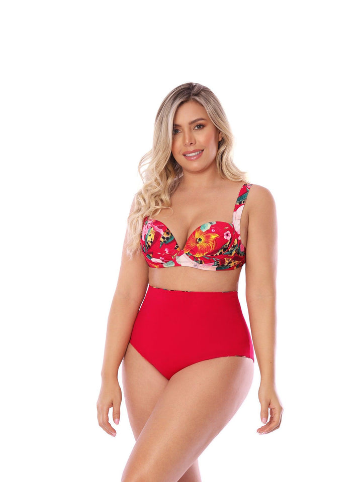 Panty de baño talle alto doble faz | Chamela 29615 - Chamela Colombia